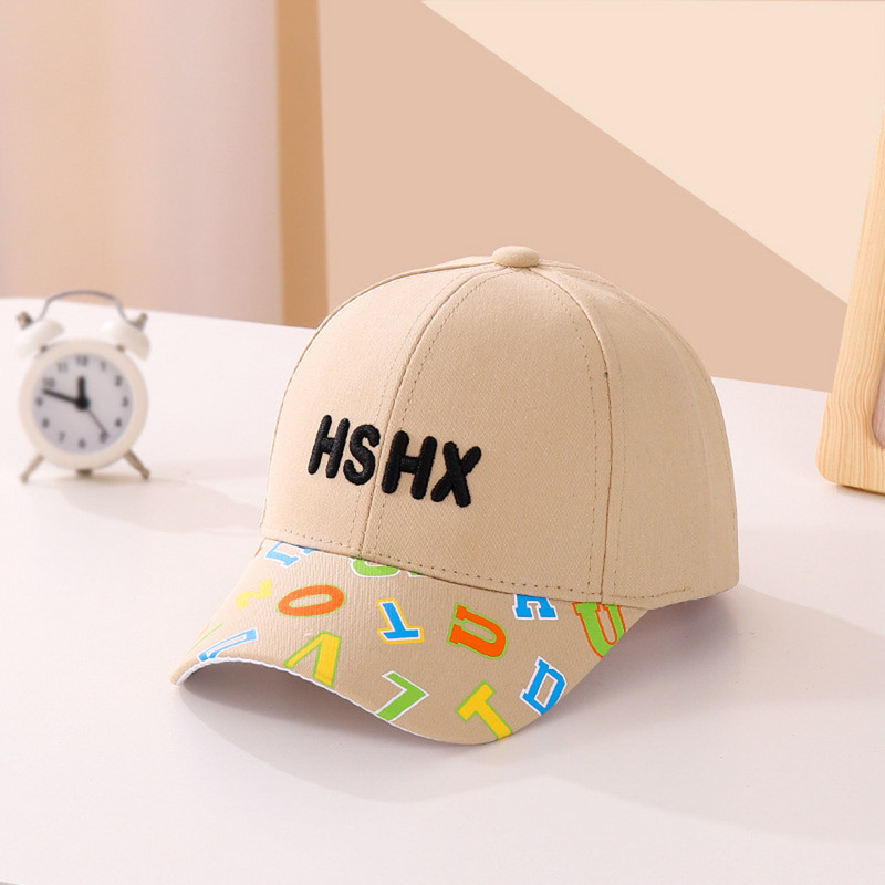 Dječja beba, djevojčice, dječaci, kapa sa šiltom, bejzbol šešir s crtićima i slovima, šešir za zaštitu od sunca.