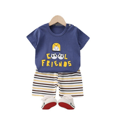 2018. Novi ljetni dječji komplet Dječja pamučna majica kratkih rukava za dječake i djevojčice Kratke hlače odjeća iz crtića slatko ležerno odijelo za 2-6 godina dječja odjeća