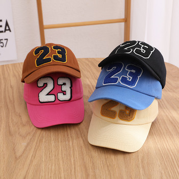 Number Kids Baseball Caps Outdoor Ρυθμιζόμενο Παιδικό Snapback Καπέλα Peaked Summer Baby Sun Hat