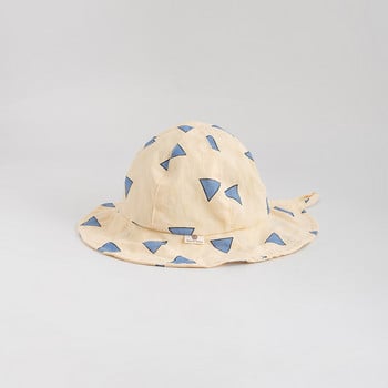Шапка за бебета Лятна шапка за слънце Момиче Дишаща шапка с голяма периферия Рибарска шапка Слънцезащитна шапка Слънцезащитна шапка Анимационни щампи