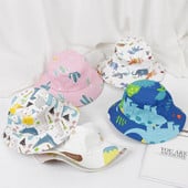 Crtani dinosaurus Beba Panama šešir Ljeto Proljeće Slatka životinja Slon Kapa za dječaka Mekana pamučna kapa za djevojčice Šešir s kantom Dječji šešir za sunce