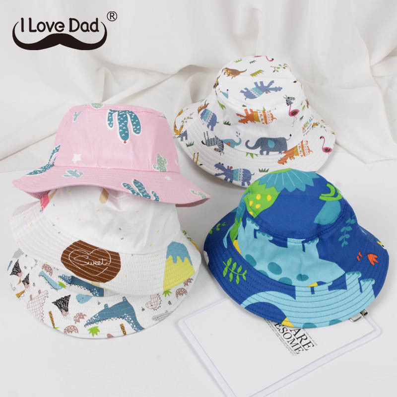 Crtani dinosaurus Beba Panama šešir Ljeto Proljeće Slatka životinja Slon Kapa za dječaka Mekana pamučna kapa za djevojčice Šešir s kantom Dječji šešir za sunce