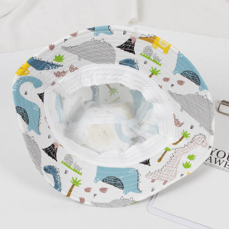 Crtani dinosaurus Beba Panama šešir Ljeto Proljeće Slatka životinja Slon Kapa za dječaka Mekana pamučna kapa za djevojčice Šešir s kantom Dječji šešir za sunce