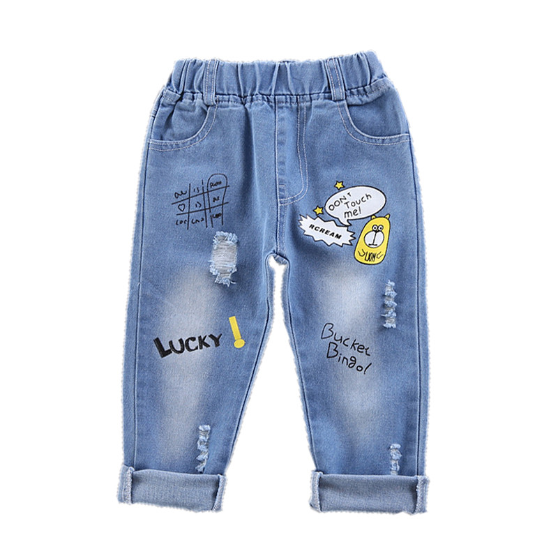 2022. Dječaci Ležerne traperice Hlače za malu djecu Traper hlače za dječake Dječje Dječje Uske duge hlače Donji dio Odjeća 1 2 3 4 5 6 7 8Y