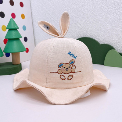 Dječja kapa Djevojčice Dječaci Proljeće Jesen Vanjska sjenila Crtani zec Kapa za zaštitu od sunca Ribarski šešir Mrežasta kapa