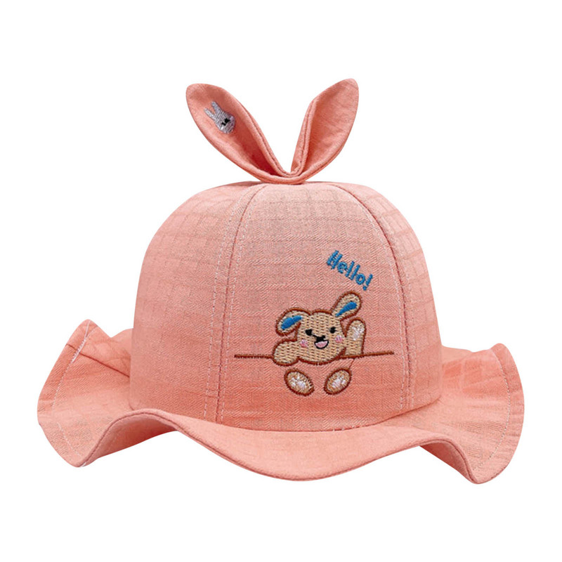 Dječja kapa Djevojčice Dječaci Proljeće Jesen Vanjska sjenila Crtani zec Kapa za zaštitu od sunca Ribarski šešir Mrežasta kapa