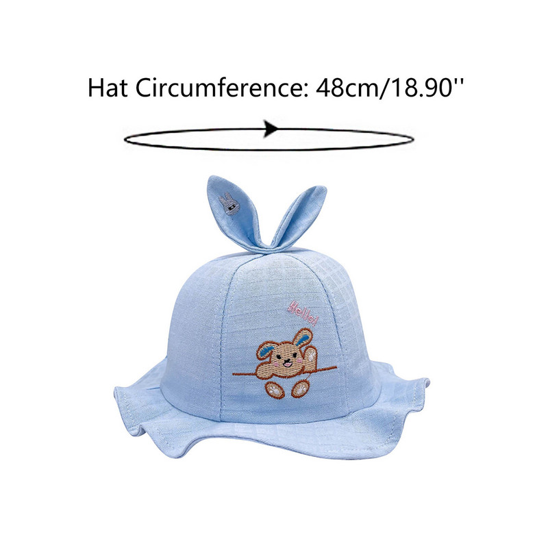 Dječja kapa Djevojčice Dječaci Proljeće Jesen Vanjska sjenila Crtani zec Kapa za zaštitu od sunca Ribarski šešir Mrežasta kapa