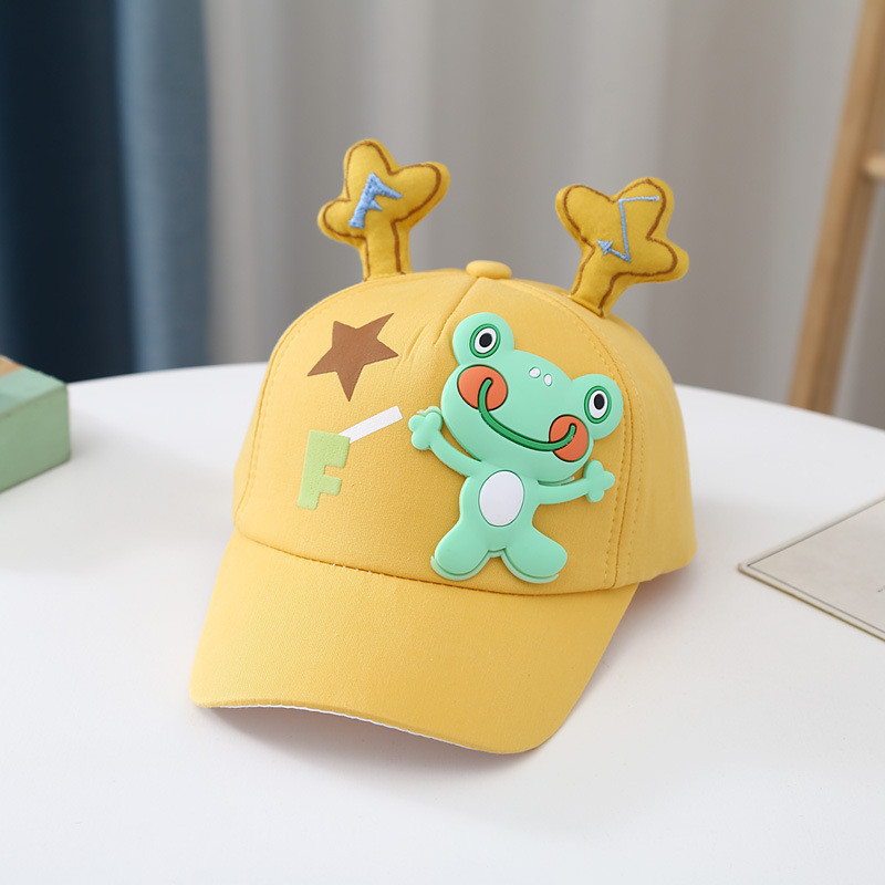 Proljeće ljeto Dječja bejzbol kapa s ušima, životinja, žaba, zec, medvjed, dječji šešir, kapa za sunce, za dječaka i djevojčicu