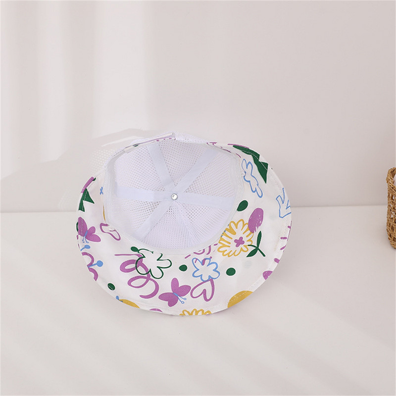 Novorođenče, dojenčad, uniseks šešir s ljetnim jesenskim cvijetom i podesivim šeširom za sunce