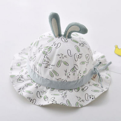 Šešir za dojenčad Ljetni šešir za sunce Djevojčica Prozračni šešir s velikim obodom Ribarski šešir Šešir za sunčanje Šešir za sunčanje Crtani zec