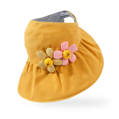 Dječji šešir za zaštitu od sunca Ljetni dječaci Djevojčice Velika kapa s strehom Dvostrani prazan cilindar Slatki zec Šešir za zaštitu od sunca Panama šešir