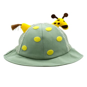 Детска регулируема каишка за брадичка Шапки за слънце Лятна пролет Пролетна шапка за слънце Сладка анимационна шапка за плаж на открито