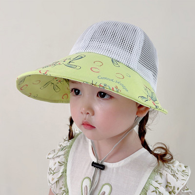 Νεογέννητο μωρό μωρό Unisex Εκτύπωση Καλοκαιρινό Φθινοπωρινό λουλούδι ρυθμιζόμενο καπέλο ηλίου για νήπιο κορίτσι Καπέλο κολύμβησης