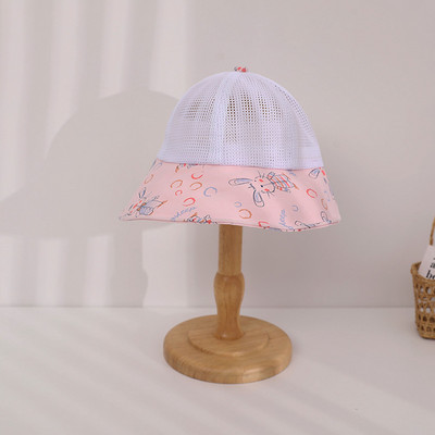 Νεογέννητο μωρό μωρό Unisex Εκτύπωση Καλοκαιρινό Φθινοπωρινό λουλούδι ρυθμιζόμενο καπέλο ηλίου για νήπιο κορίτσι Καπέλο κολύμβησης