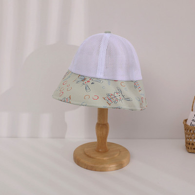 Νεογέννητο μωρό μωρό Unisex Εκτύπωση Καλοκαιρινό Φθινοπωρινό λουλούδι ρυθμιζόμενο καπέλο ηλίου για νήπιο κορίτσι Καπέλο κολύμβησης