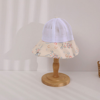 Νεογέννητο μωρό μωρό Unisex Εκτύπωση Καλοκαιρινό Φθινοπωρινό λουλούδι ρυθμιζόμενο καπέλο ηλίου για νήπιο κορίτσι Καπέλο κολύμβησης