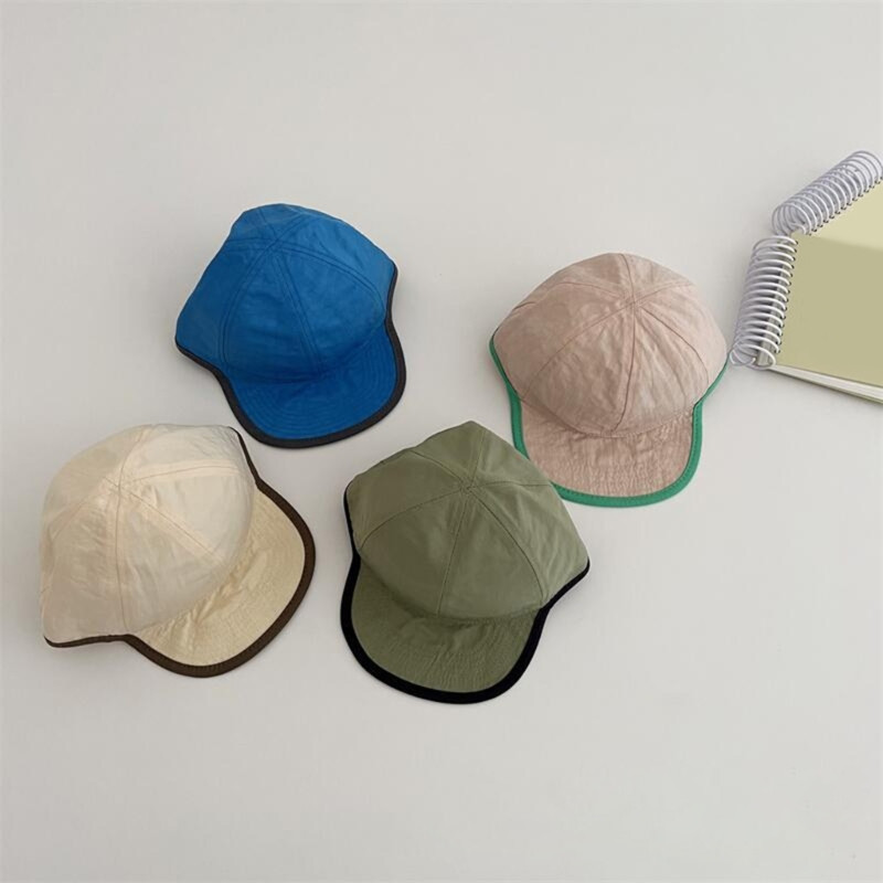Prozračna dječja kapa za ljetnu kapu za plažu, koja se brzo suši i štiti od sunca, s mekim obodom, tanki šešir za pecanje, šešir za bebe