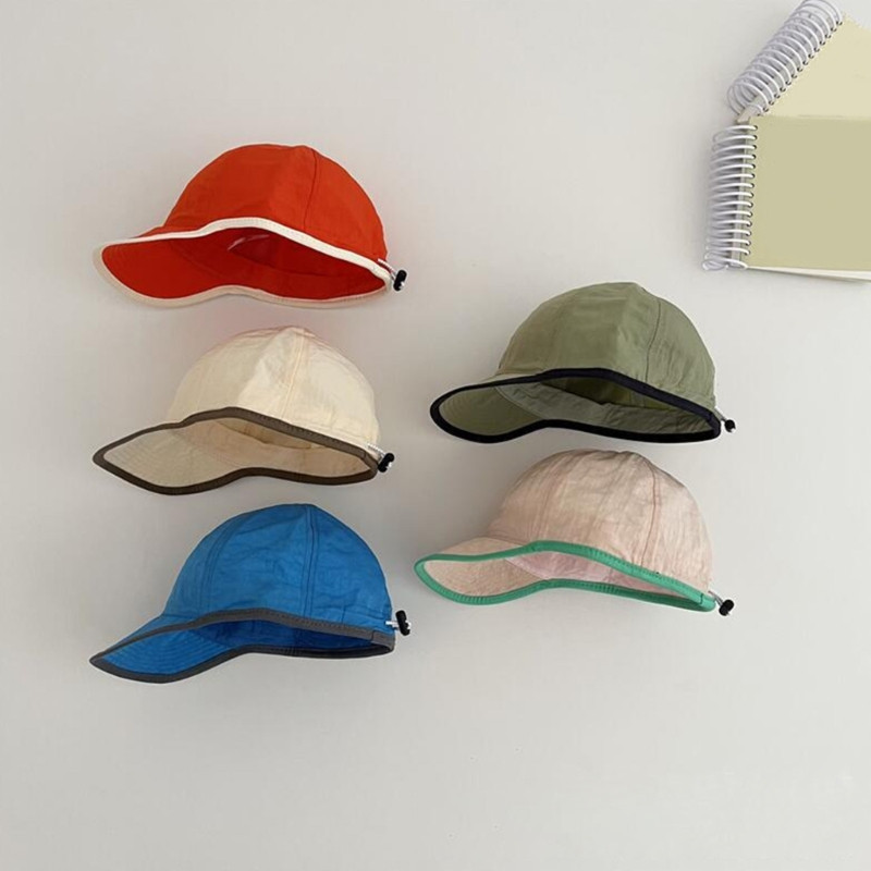 Prozračna dječja kapa za ljetnu kapu za plažu, koja se brzo suši i štiti od sunca, s mekim obodom, tanki šešir za pecanje, šešir za bebe