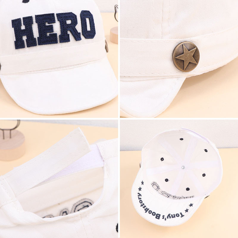 Dječja ljetna kapa s mekim obodom, bejzbol šešir s slovima za dječake, djevojčice, podesive kape za sunčanje