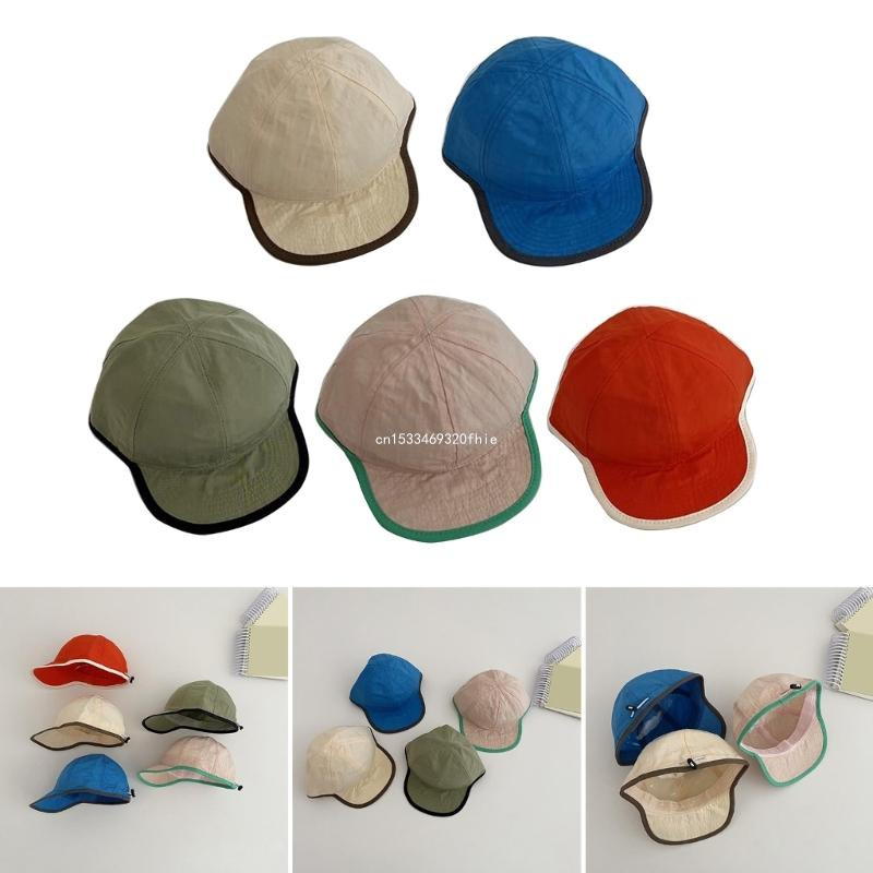 Väikelapse müts Baby Fisherman Cap Pehme äärega Panama müts lastele Poistele Tüdrukutele Kiiresti kuivav pesapallimüts välireisivarustus /