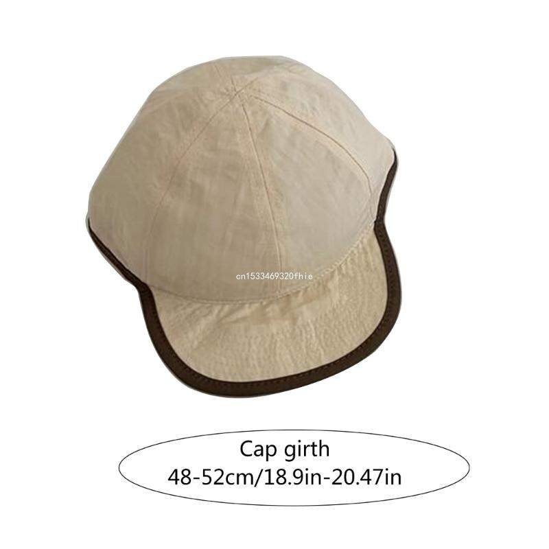 Väikelapse müts Baby Fisherman Cap Pehme äärega Panama müts lastele Poistele Tüdrukutele Kiiresti kuivav pesapallimüts välireisivarustus /