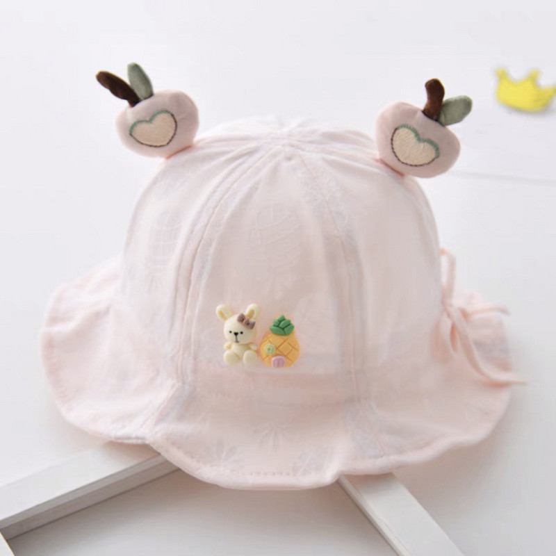 Šešir za dojenčad Ljetni šešir za sunce Djevojčica Prozračni šešir s velikim obodom Ribarski šešir Šešir za sunčanje Šešir za sunčanje Crtani zec