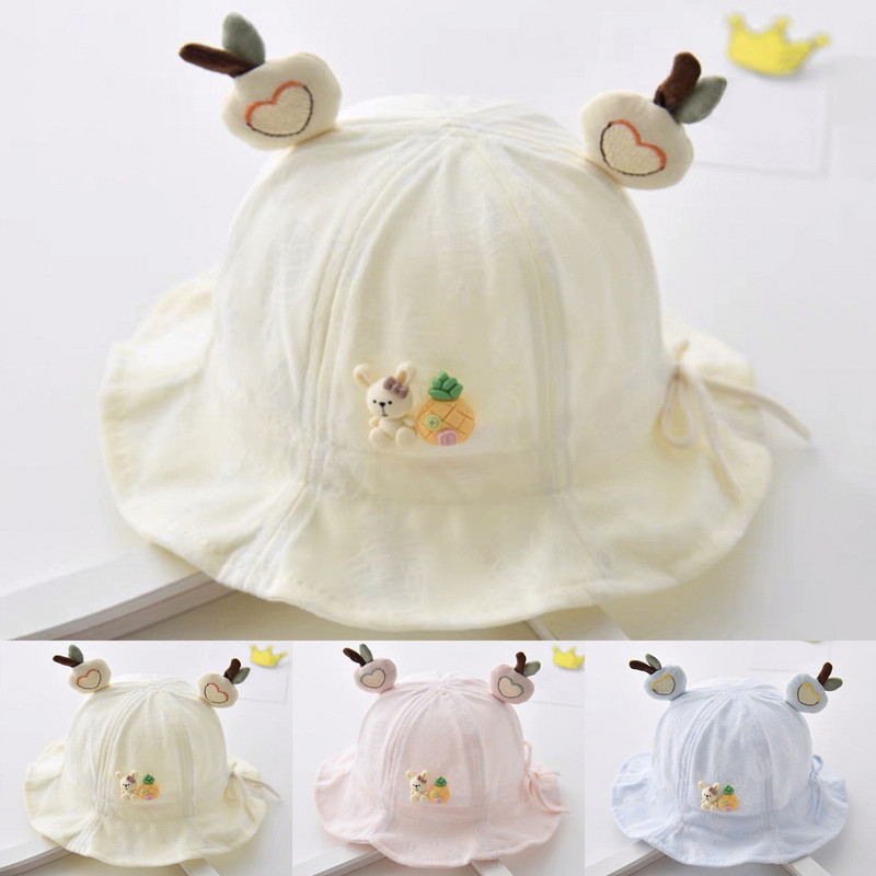 Šešir za dojenčad Ljetni šešir za sunce Djevojčica Prozračni šešir s velikim obodom Ribarski šešir Šešir za sunčanje Šešir za sunčanje Crtani zec