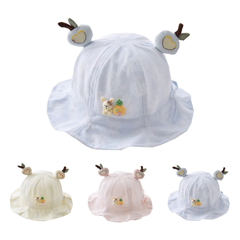 Šešir za dojenčad Ljetni šešir za sunce Djevojčica Prozračni šešir s velikim obodom Ribarski šešir Šešir za sunčanje Šešir za sunčanje Crtani zec