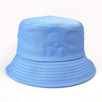 Лятна пролетна памучна бебешка шапка с кофа за деца Момче Момиче Слънцезащитен крем Panama Beach Cap Macaron Pure Color Outdoor Fisherman Hat