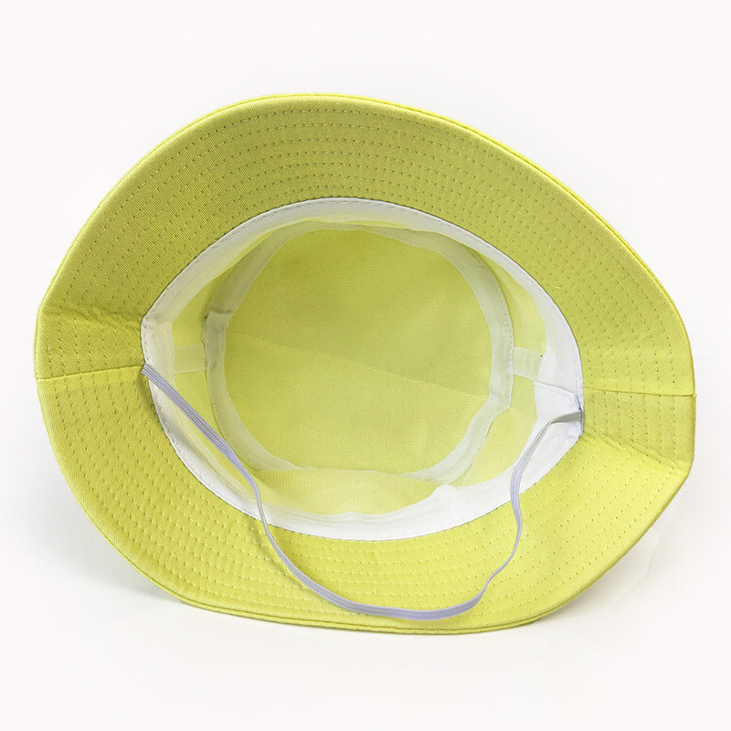 Ljeto, proljeće, pamučna dječja kapa s kantom za djecu, dječake i djevojčice, krema za sunčanje Panama Beach Cap Macaron čiste boje, ribarska kapa na otvorenom