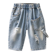 Ljetne traperice za dječake Big Hole Boy Jeans Dječje ležerne traper kratke hlače za djecu Odjeća za malu djecu za dječake