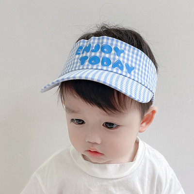 Ljetne dječje kape za sunčanje, podesivi vizir, UV zaštita, prazna gornja kapa, djeca, dječak, djevojčica, šešir za plažu na otvorenom, kapa za trčanje, kapa za zaštitu od sunca 6-36M