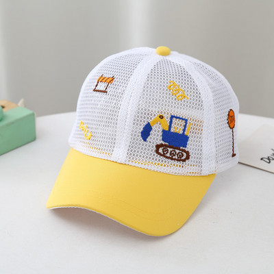 Καλοκαιρινό παιδικό καπέλο μπέιζμπολ Χαριτωμένο καρτούν Tiger Boys Girls Spring Panama καπέλο πλέγμα μωρό καπέλο ηλίου αναπνεύσιμο παιδικό καπέλο Hop Hop