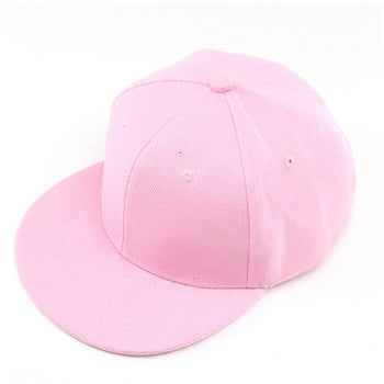 Нова бебешка бейзболна шапка за момче, момиче, шапки, детски хип-хоп шапки, светеща дъска, ежедневна рекламна едноцветна шапка, детска шапка със закопчалка