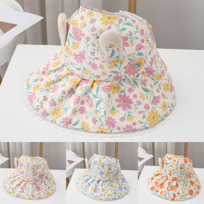 Dječji šešir Djevojčice Dječaci Ljetni prazan cilindar Crtani otisci cvijeća Kapa Štitnik za sunce Tanki zimski šeširi za malu djecu Zimski šeširi za djecu Rukavice