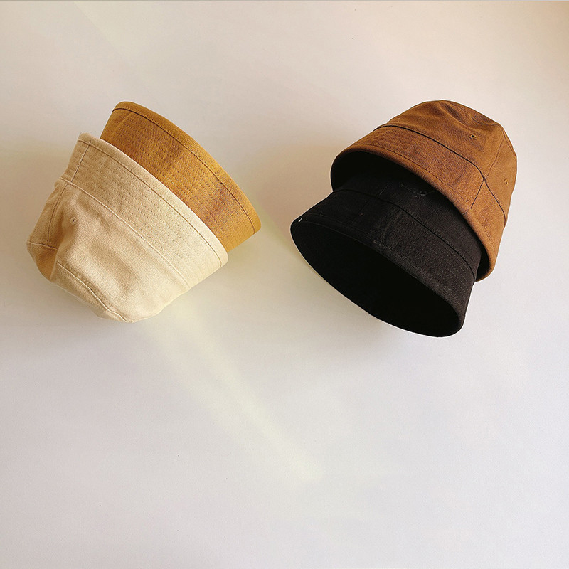 Ljeto, jesen, dječji šešir, jednobojni, dječji šešir, otvoreni, otporan na vjetar, djeca, dječaci, panama, ribarska kapa