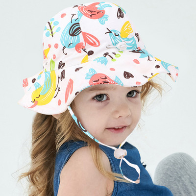 Šešir Ljeto Proljeće Šeširi Slatka zaštita od sunca Traka za bradu Podesiva vanjska kapa za sunčanje Rođendanska dječja kapa Dječja kapa i ogrtač