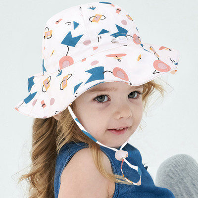 Šešir Ljeto Proljeće Šeširi Slatka zaštita od sunca Traka za bradu Podesiva vanjska kapa za sunčanje Rođendanska dječja kapa Dječja kapa i ogrtač