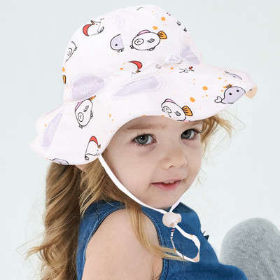 Šešir Ljeto Proljeće Šeširi Slatka zaštita od sunca Traka za bradu Podesiva vanjska kapa za sunčanje Rođendanska dječja kapa Dječja kapa i ogrtač