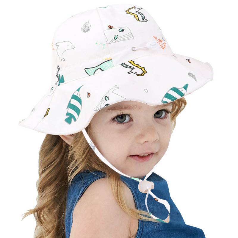 Šešir Ljeto Proljeće Šeširi Slatka zaštita od sunca Traka za bradu Podesiva vanjska kapa za sunčanje Rođendanska dječja kapa Dječja kapa i ogrtač