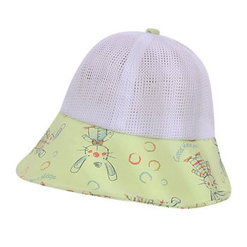Новородено бебе Унисекс щампа Лято Есен Цвете Регулируема шапка за слънце Бебешка шапка Mariners