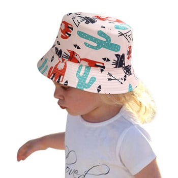 Cap Boy Sun Baby Kids Toddler Protection Bucket Outdoor Girls Hat Cartoon Prints Fisherman Hat Sided Beach Rainbow Winter Hat