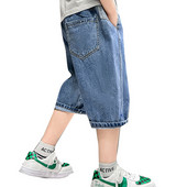 Vasariniai džinsai berniukams Patchwork džinsai berniukams Naujausi vaikiški džinsai laisvalaikio stiliaus drabužiai berniukams 6 8 10 12 14