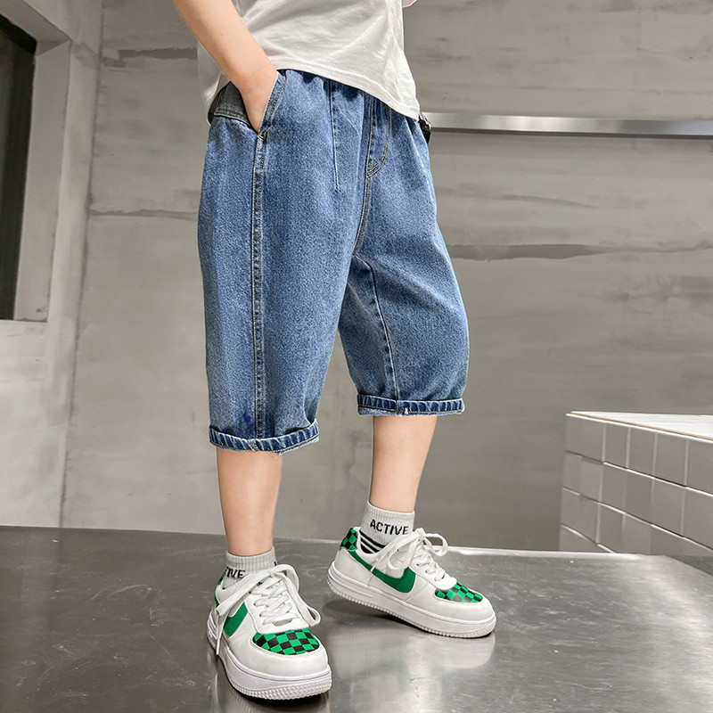 Vasariniai džinsai berniukams Patchwork džinsai berniukams Naujausi vaikiški džinsai laisvalaikio stiliaus drabužiai berniukams 6 8 10 12 14