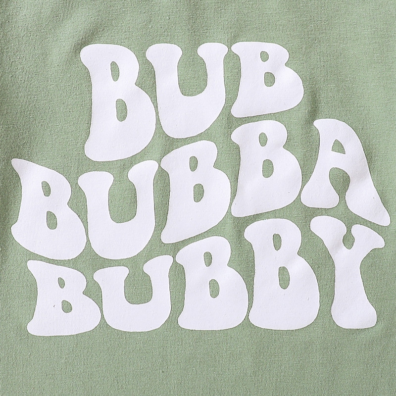 FOCUSNORM 0-3Y totyogó kisfiú ruhakészletek betűvel nyomtatott rövid ujjú póló elasztikus derekú rövidnadrág nyári ruhával