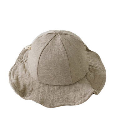 Ljetni dječji šeširi Ribarski šeširi Karirani točkasti dječji dječaci Djevojčice Šešir za sunčanje Vanjski UV šešir s kantom Dječja panama kapa za sunčanje 0-2 godine