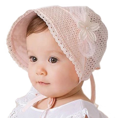 Suvine beebimüts Armas pitsist lilleline printsess tüdruk päikesekübarad väikelapse kapoti müts vastsündinu fotograafia rekvisiidid