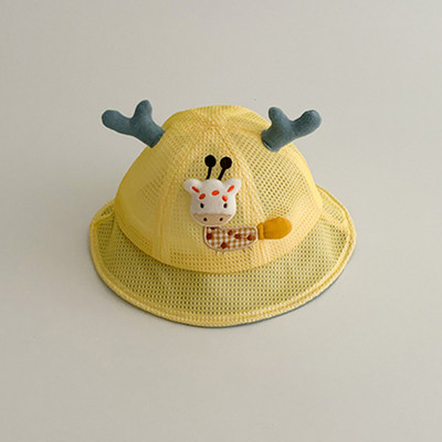 Dječji šeširi za sunčanje s podesivim remenčićem za bradu Ljeto, proljeće, šešir za sunčanje, slatki šešir za plažu s crtićima, šešir za dječake