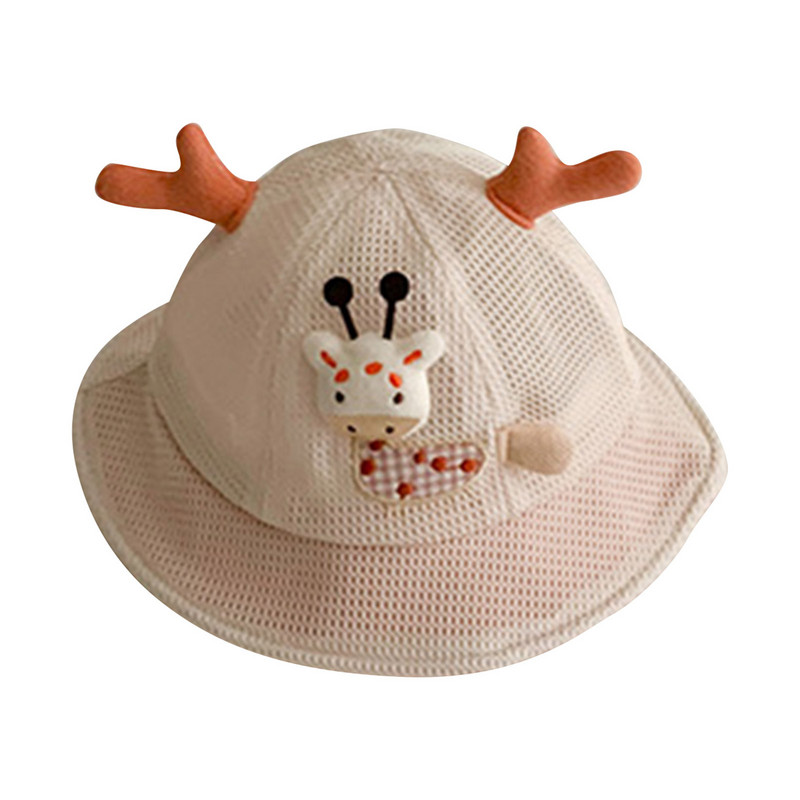 Dječji šeširi za sunčanje s podesivim remenčićem za bradu Ljeto, proljeće, šešir za sunčanje, slatki šešir za plažu s crtićima, šešir za dječake