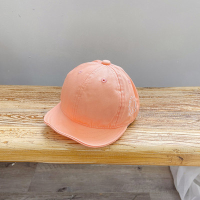 Jauka dzīvnieku bērnu beisbola cepure pavasara vasara āra UV aizsardzībai jaundzimušo sauļošanās cepures vienkrāsainas mīkstas kokvilnas bērnu pludmales cepures zīdaiņiem